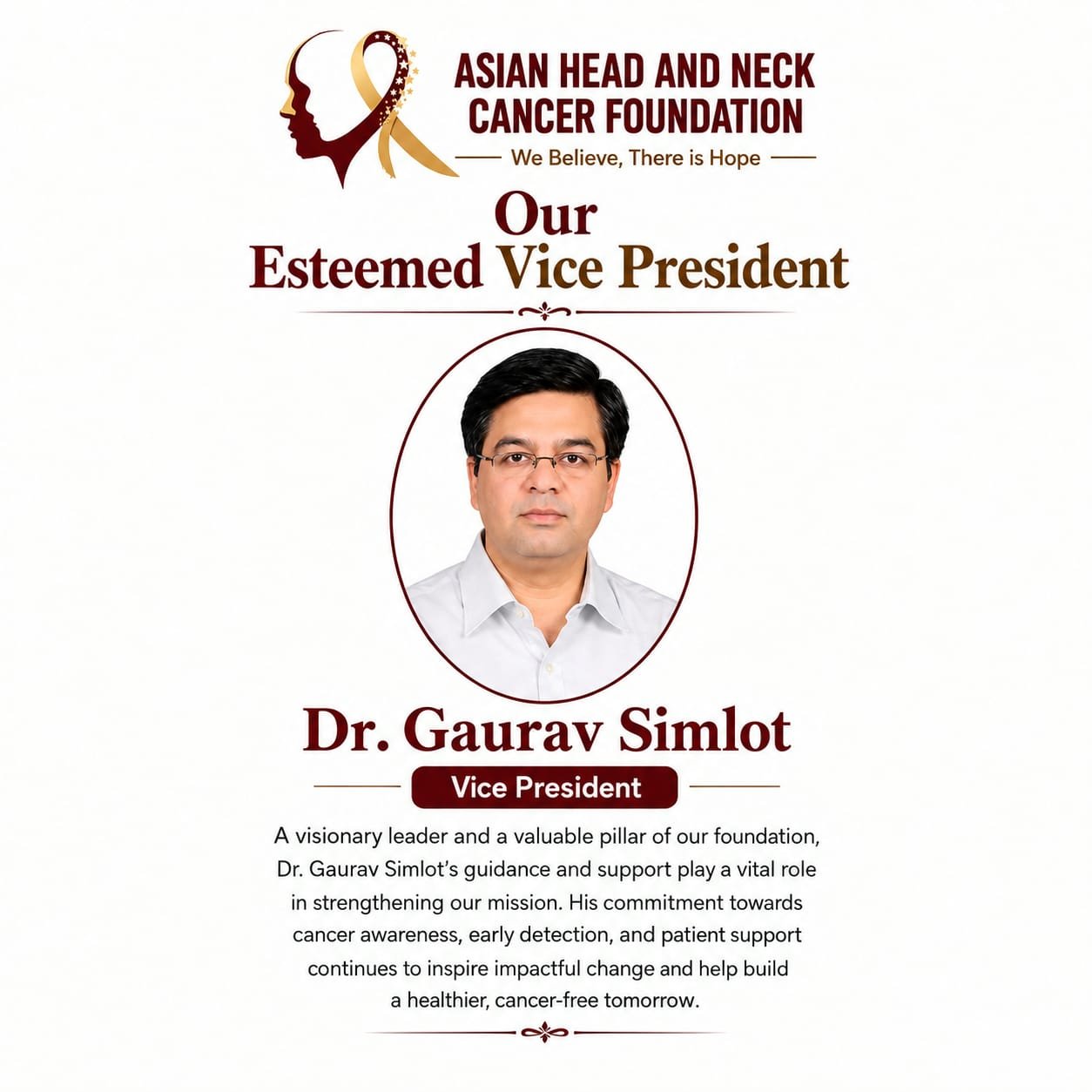 Dr. Gaurav Simlot - Vice President